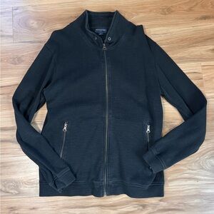 Banana Republic black full zip sweatshirt jacket